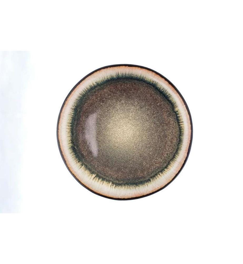6 Assiettes Iris Ø 26 Cm - Marron Sauvage