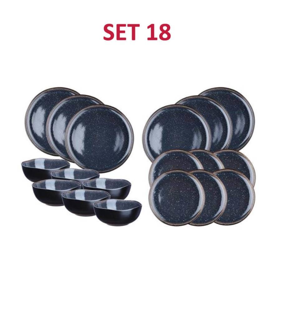 Les Essentiels Iris - 18-teiliges Set - Nachtblau