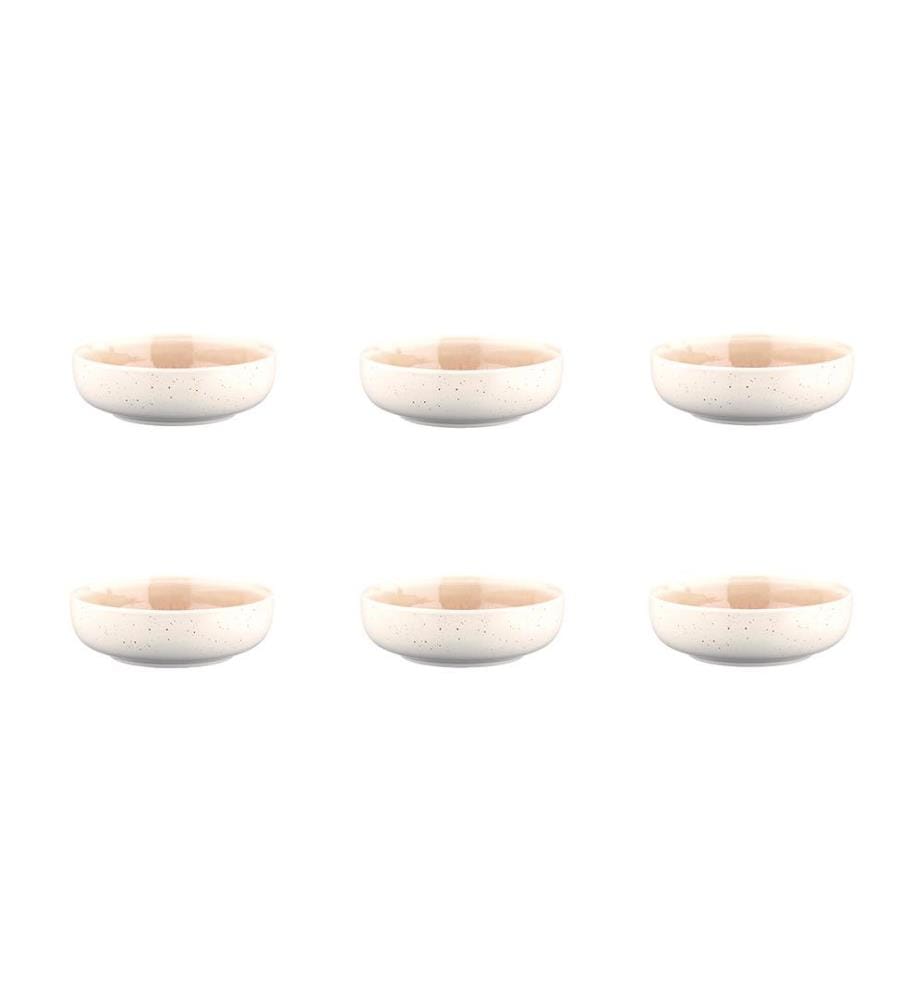 Bol Oxygen Ø13Cm - 6 Pièces - Rose Poudre
