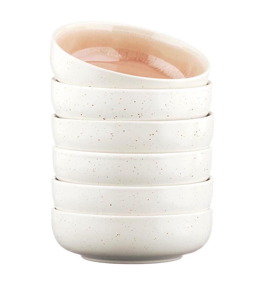 Bol Oxygen Ø13Cm - 6 Pièces - Rose Poudre