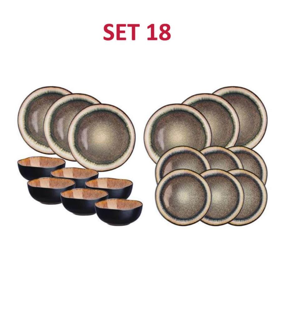 18-teiliges Set Les Essentiels Iris - Marron Sauvage