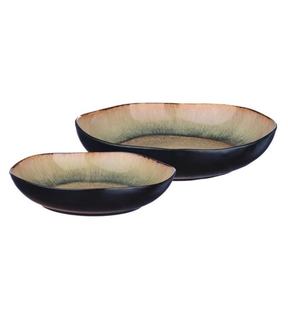Lot de 2 Corbeilles à Fruits Iris Ø 27.5 Cm Et Ø 32.5 Cm - Wild Brown