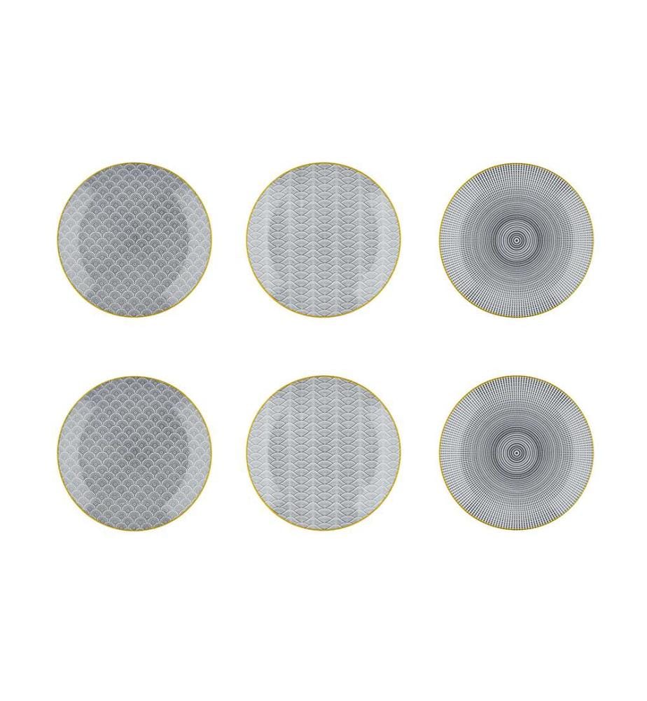 Geschirr Les Essentiels 18 Teile Eclipse - Mehrfarbig