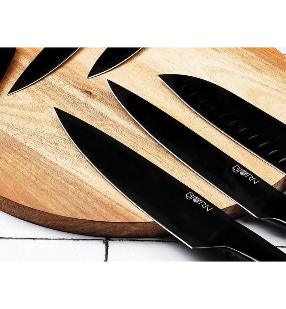 Ceppo di coltelli da cucina Jensen Imatra - 7 pezzi