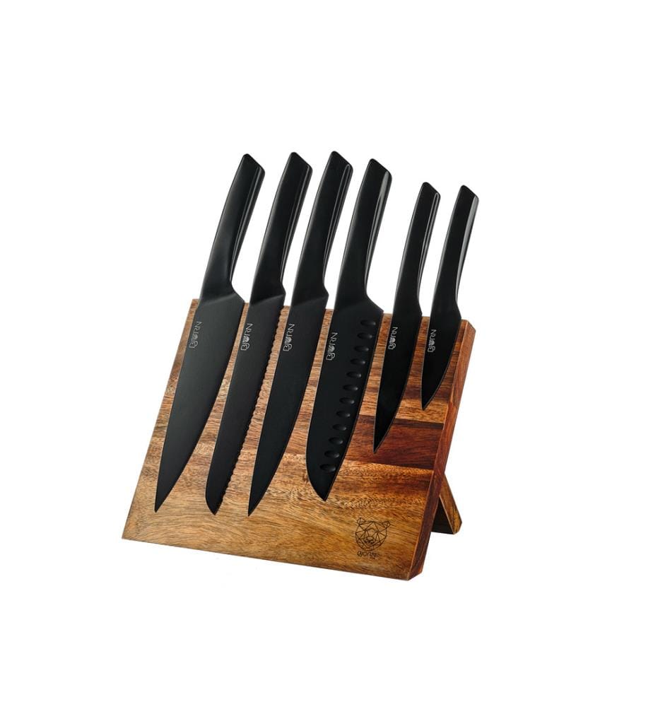 Ceppo di coltelli da cucina Jensen Vantaa - 7 pezzi