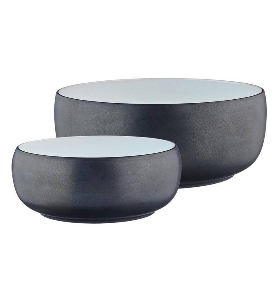 Salatschalen Gourmund Ø25cm Und Ø29,5cm - 2 Teile - Onyx