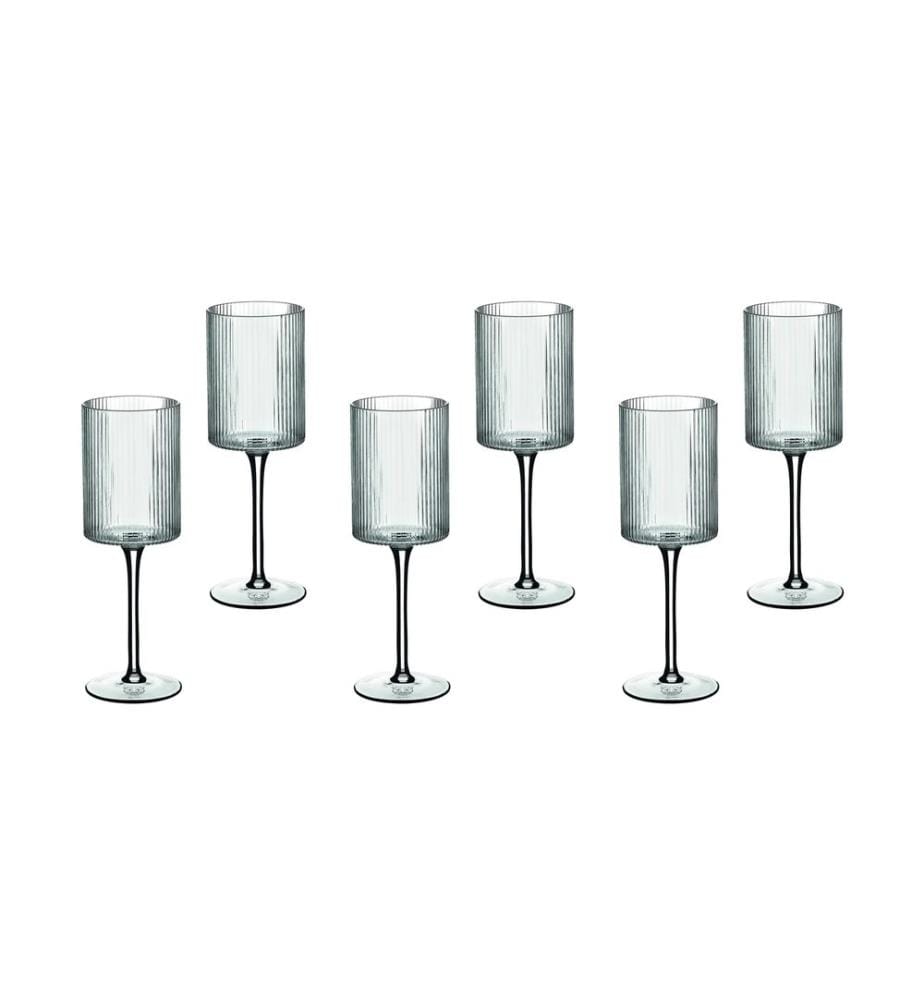 Glas mit Stiel 32cl LINJE - 6 Stück