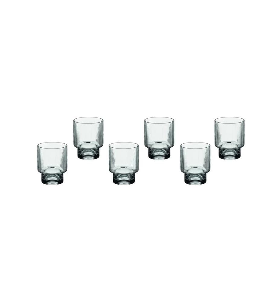 6 Gobelets 30 cl LINJE - Lot de 6 - Transparent