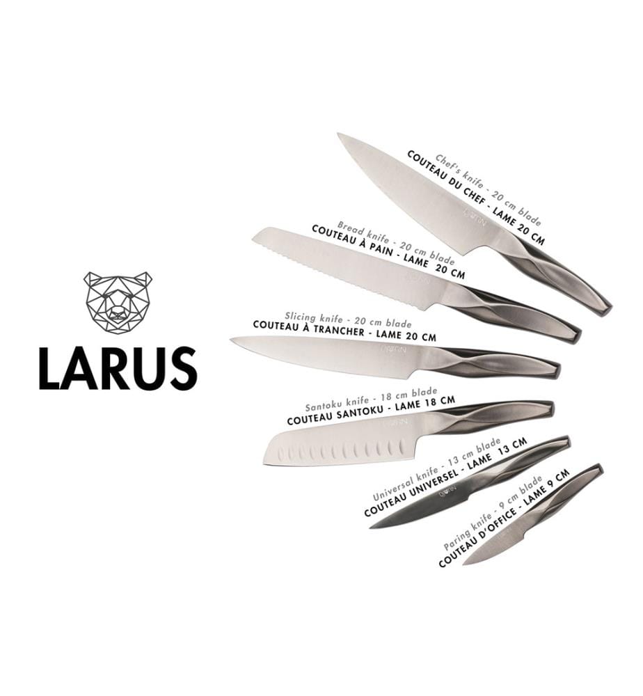 Set di 6 Coltelli da cucina Larus