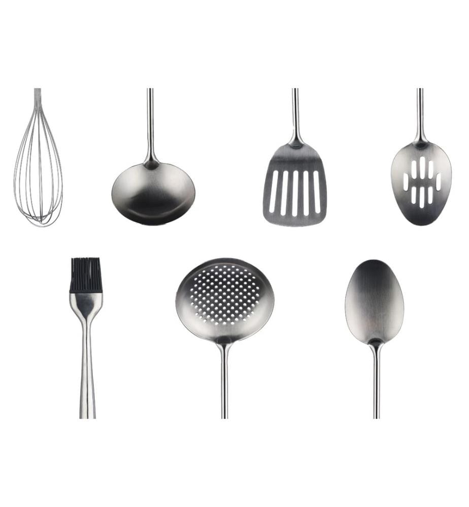 Set di 10 utensili da cucina in acciaio inossidabile STAL - Acciaio inossidabile