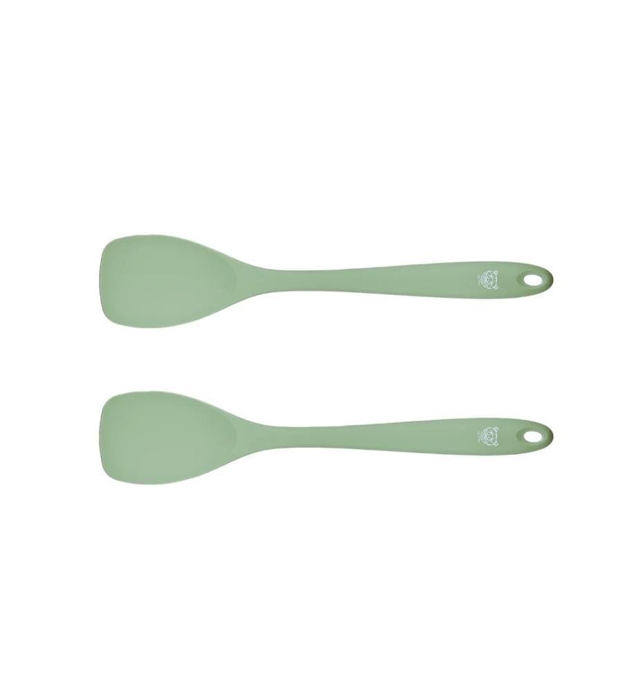 Lot de 2 couverts à salade en silicone IVAR - Vert