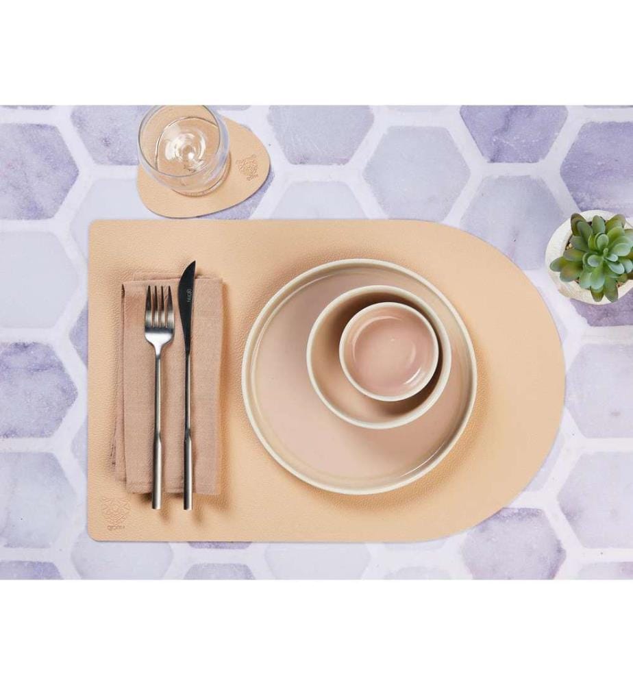 Lot de 6 Serviettes de table - Rose
