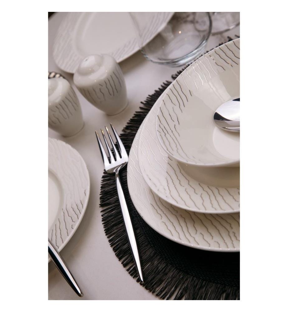 Geschirrset (62-teilig) – Weiss