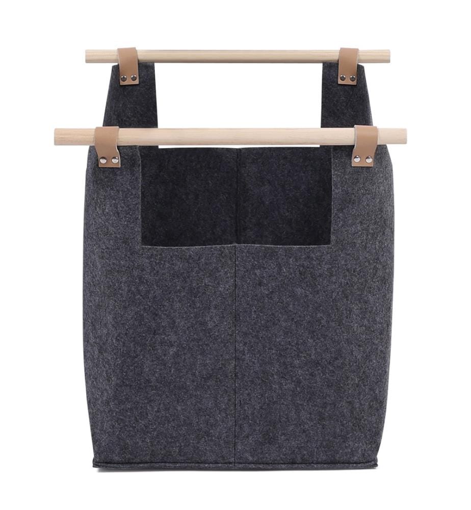 Sac de Transport pour Bûches en Feutrine - Anthracite