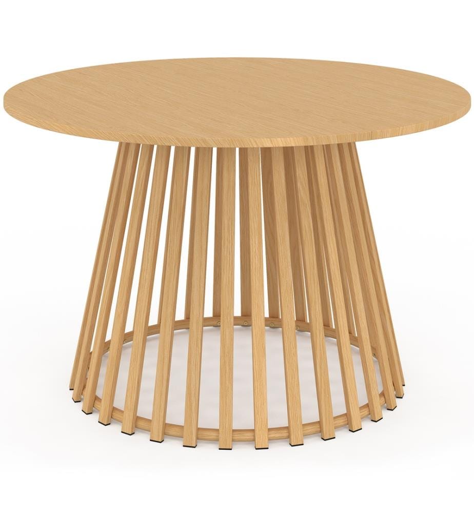 Tavolo da giardino rotondo Ortensia Ø120cm - Marrone