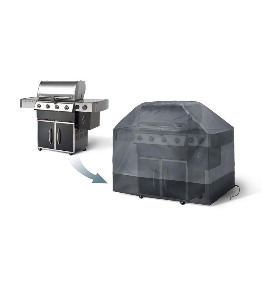 Housse de protection pour barbecuex x L - 150 x 60 x 110 cm - Noir