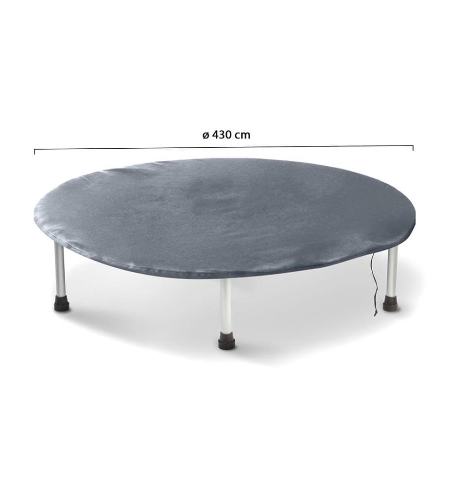 Housse de protection pour trampoline - 430 x 430 cm - Noir