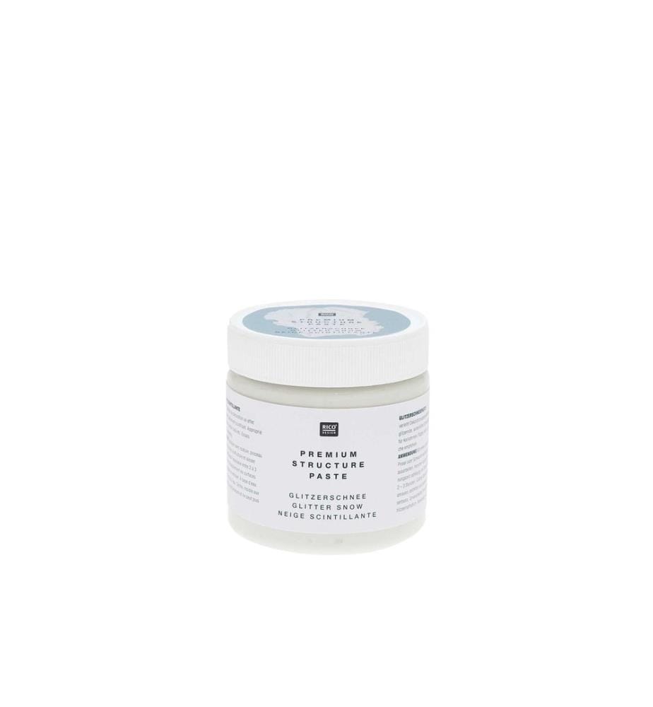 Rico Design Glitterpaste Premium Glitzerschnee 250 ml