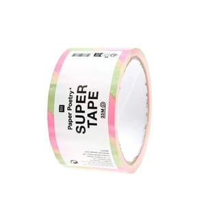 Rico Design Klebeband Paper Poetry 50 mm x 32 m, Neonpink/Pistache