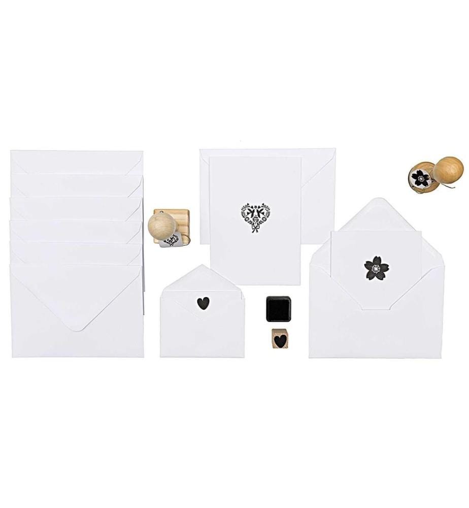 Rico Design Stempelset Happy Birthday mit Kissen schwarz