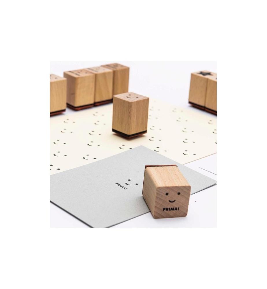 Rico Design Stempelset Lehrer Smiley, Beige