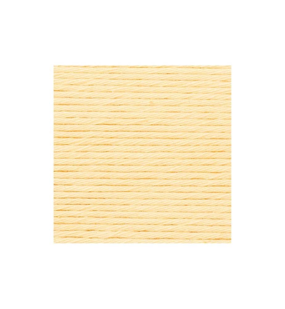 Rico Design Wolle Creative Cotton Aran 50 g Hellgelb