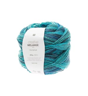 Rico Design Wolle Melange 200 g, Aqua