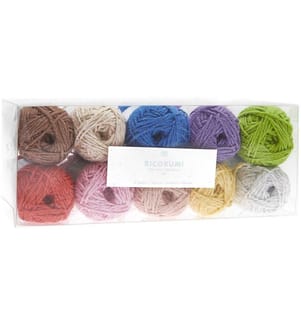 Rico Design Wolle Ricorumi Twinkly 25 g, 10-er Set