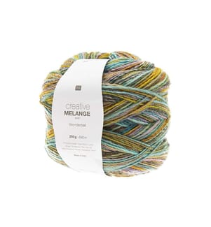 Rico Design Wolle Melange 200 g, Türkis, Flieder