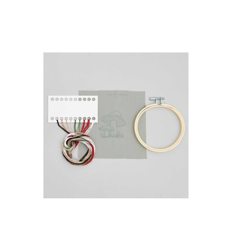 Rico Design Stickset Pilze Ø10 cm