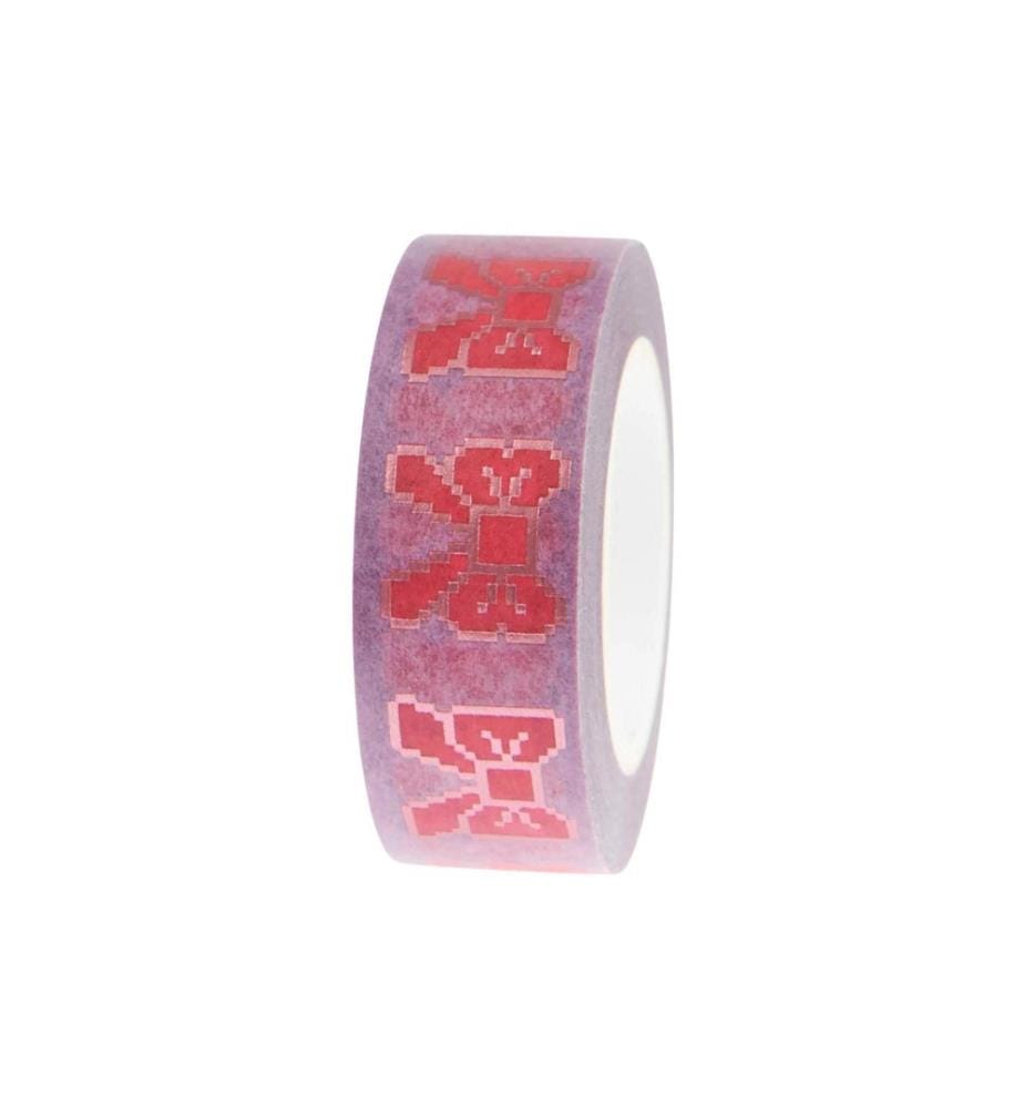Rico Design Washi Tape Schleifen Rosa/Flieder
