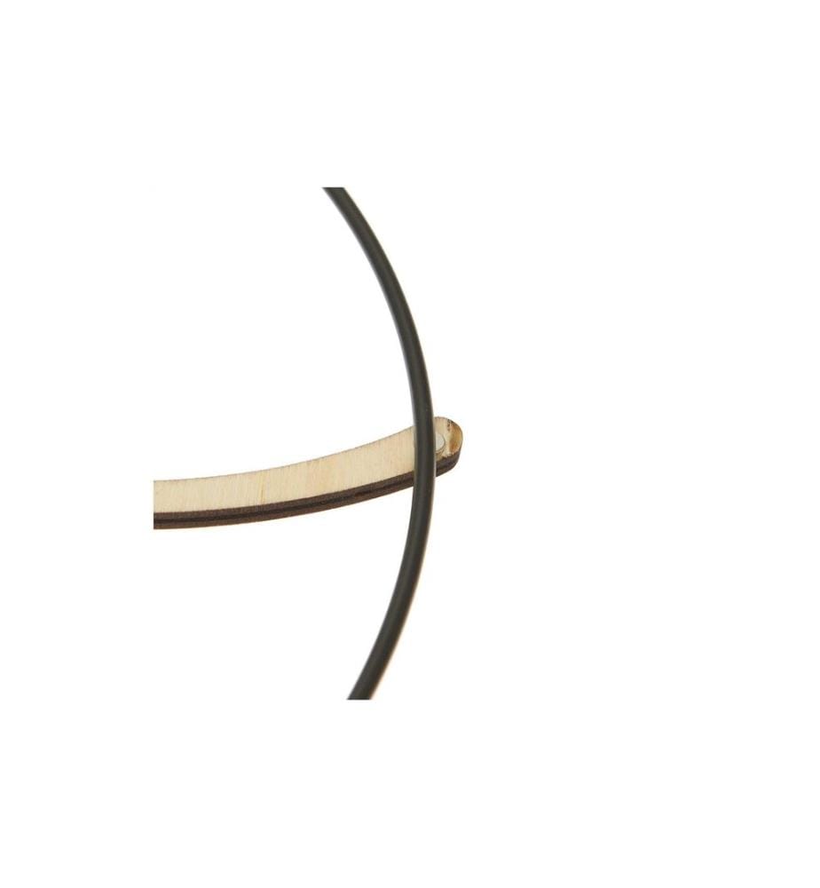 Rico Design Article en bois Coeur 26 x 11 cm, magnétique