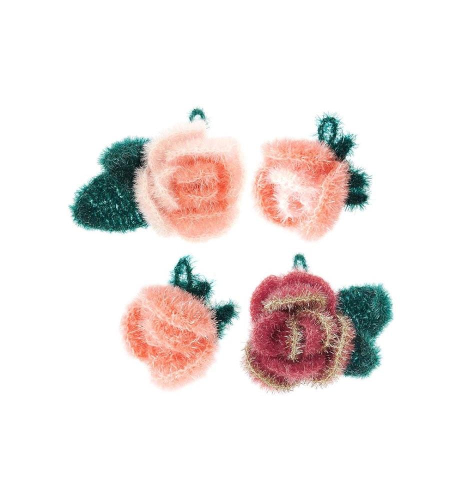 Rico Design Häkelset Bubble 6-teilig, Rose