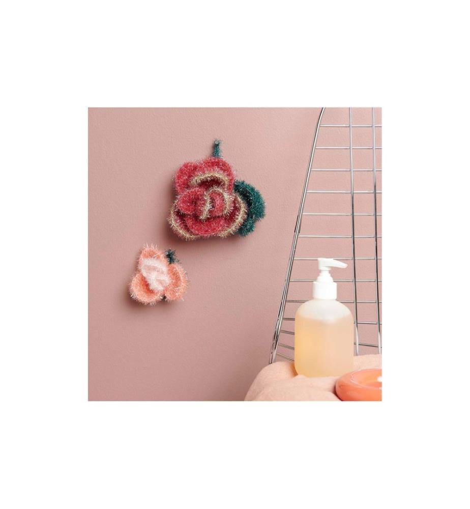 Rico Design Häkelset Bubble 6-teilig, Rose