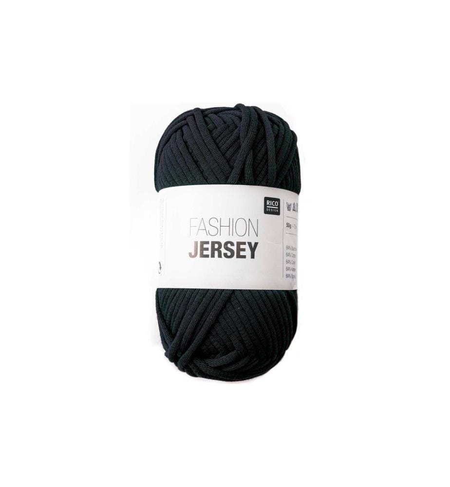 Rico Design Wolle Fashion Jersey 50 g Schwarz