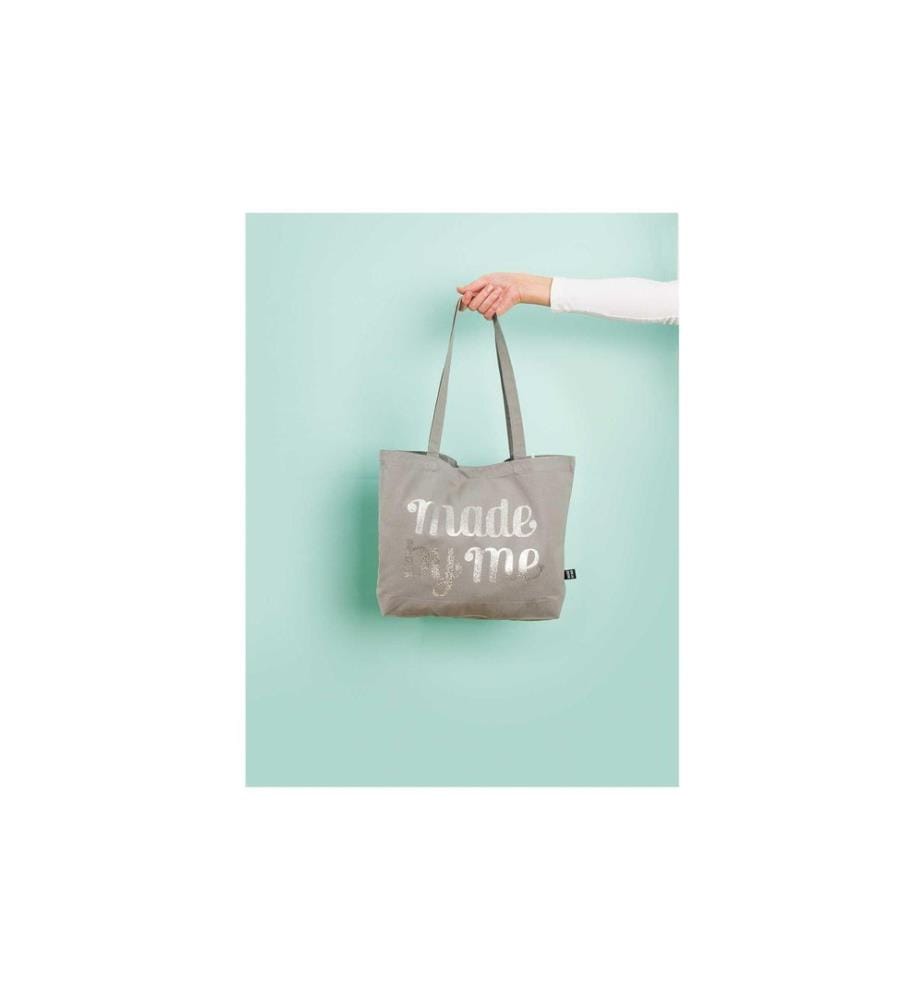 Rico Design Stofftasche Shopper Grau