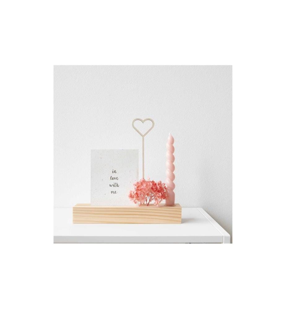 Article en bois Rico Design Coeur 26 x 5 cm