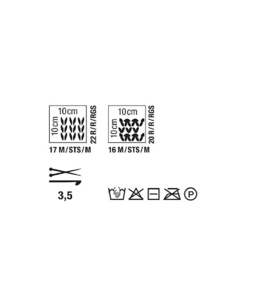 Rico Design Wolle Creative Natur 50 g, Hellbraun