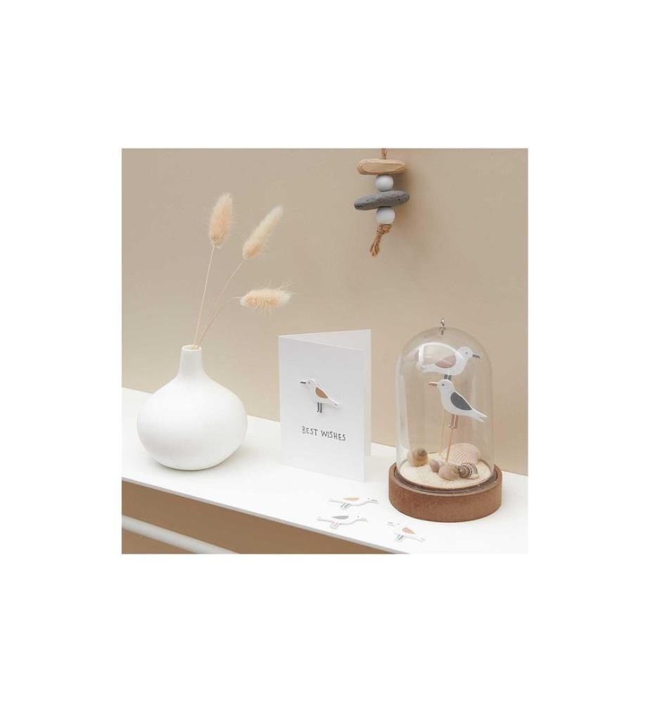 Rico Design Décoration à parsemer mouettes nature 36 pièces