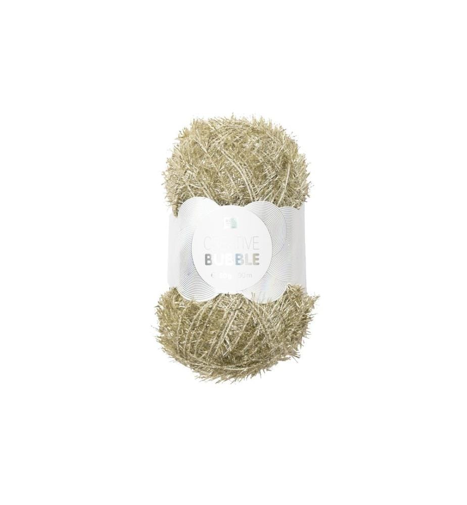Rico Design Wolle Creative Bubble 50 g Metallic Gold