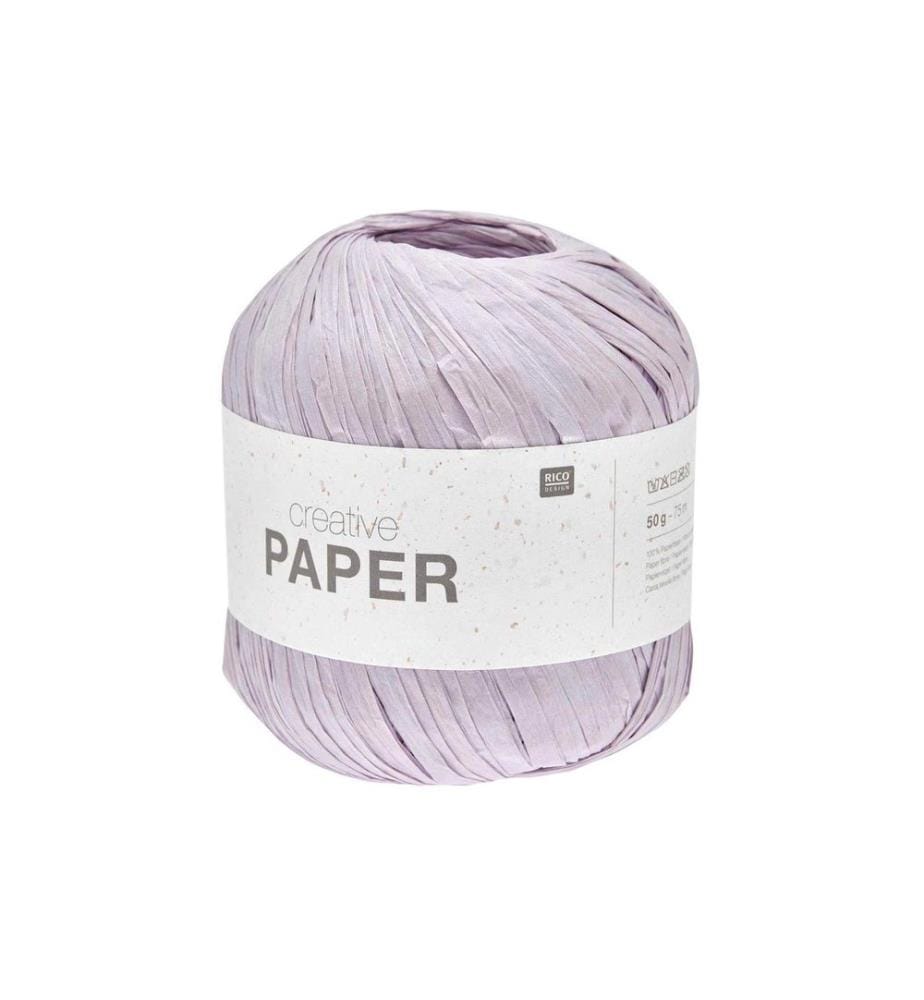 Rico Design Wolle Paper Flieder, 75 m