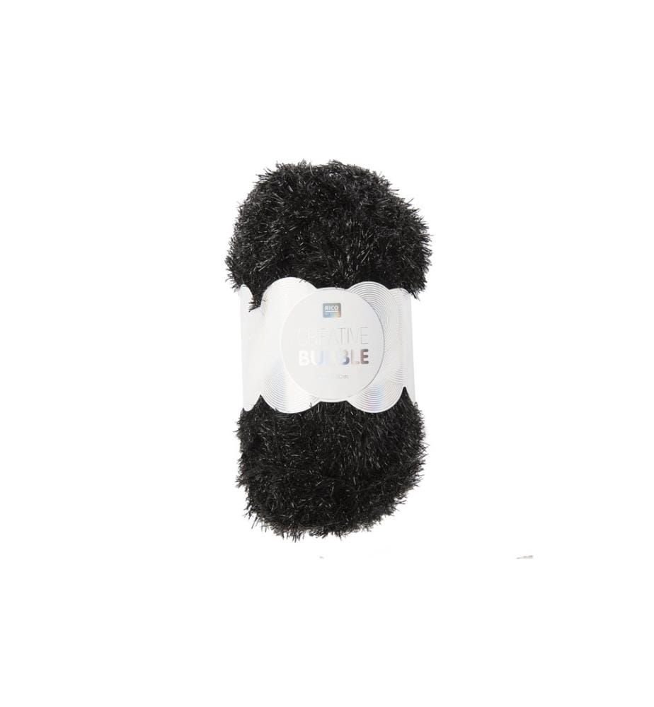 Rico Design Wolle Creative Bubble 50 g Schwarz