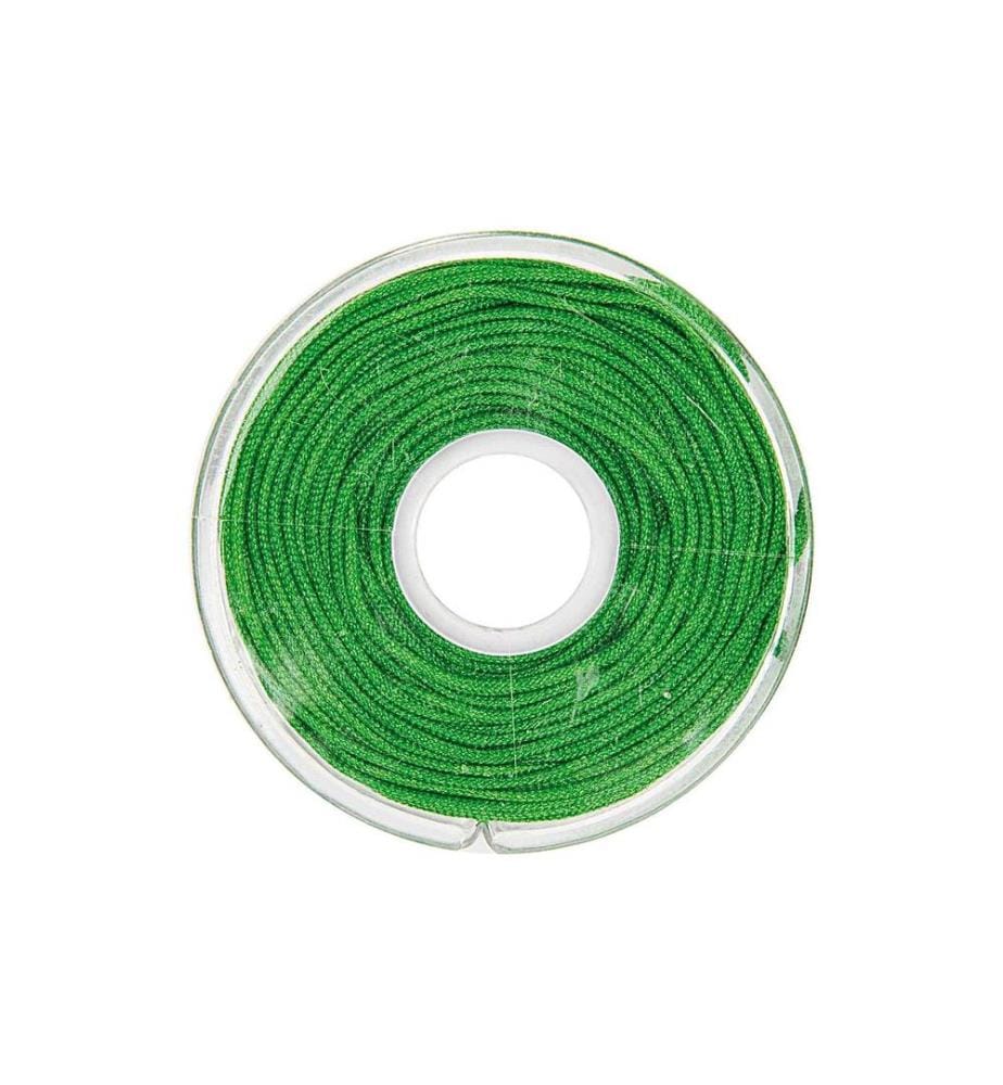 Rico Design Kordelband Makramee 1 mm x 10 m, Grün