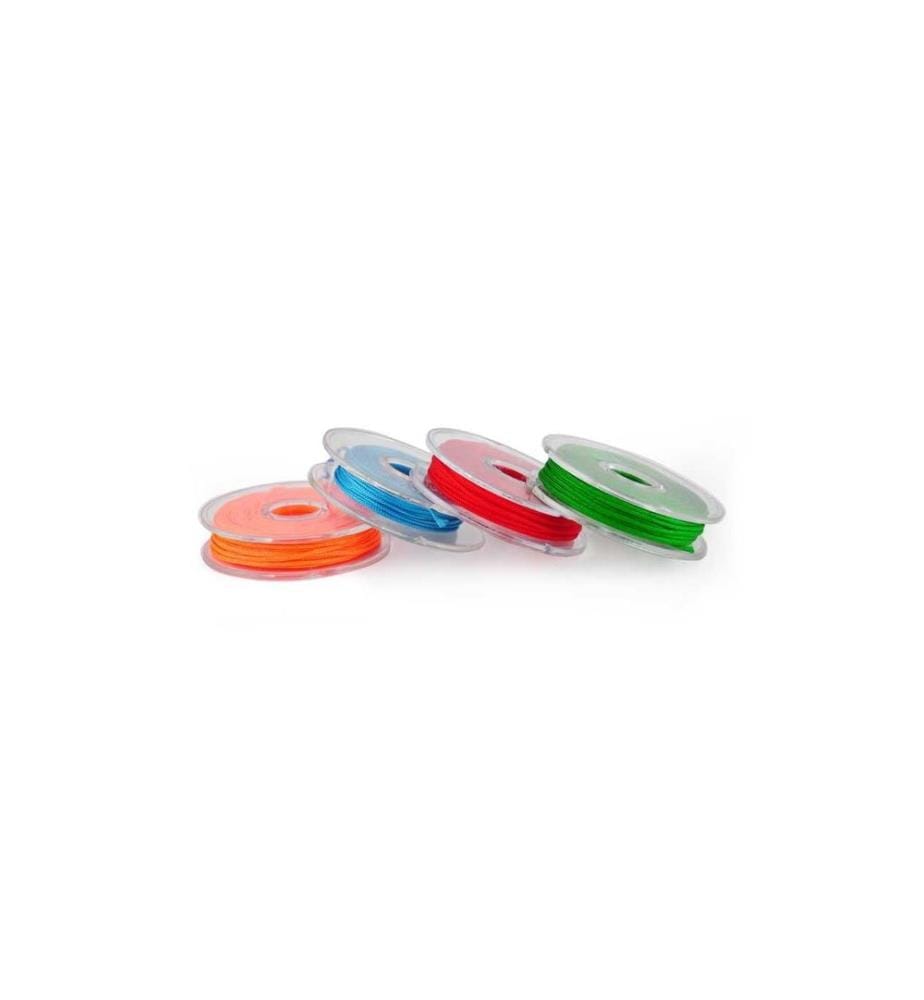 Rico Design Kordelband Makramee 1 mm x 10 m, Grün