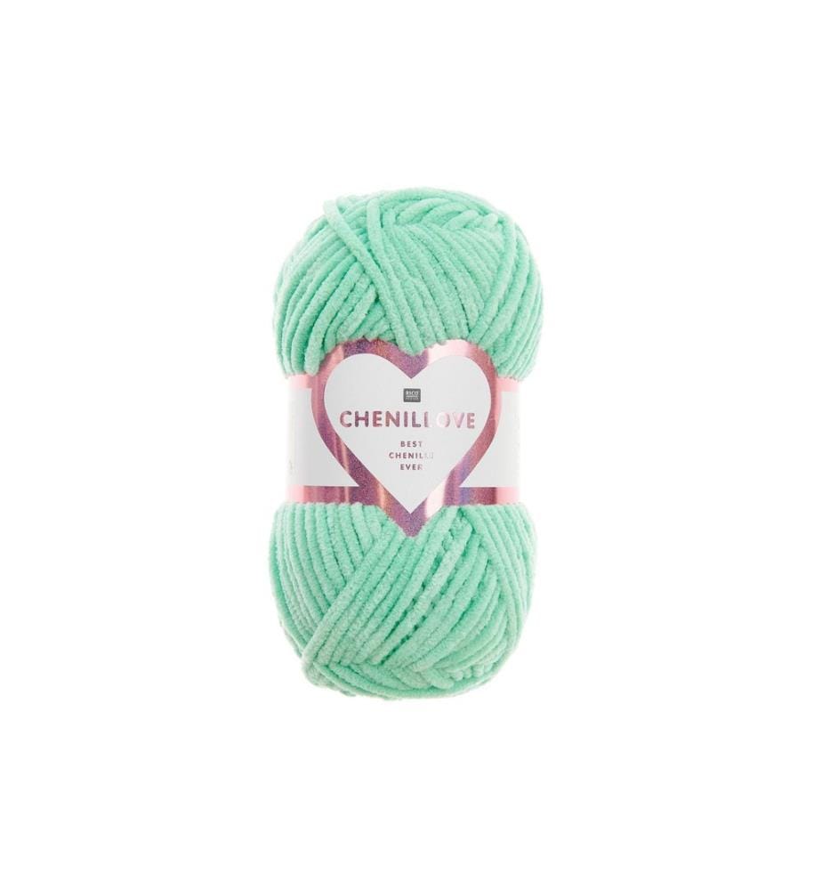 Rico Design Laine Chenillove 100 g, Bleu sarcelle