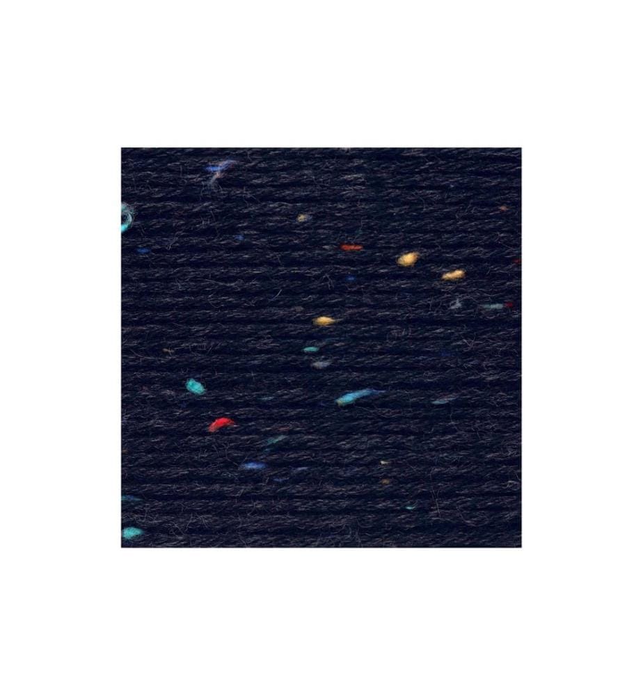 Rico Design Wolle Soft Tweed für Socken 4-fädig, 100 g, Schwarz