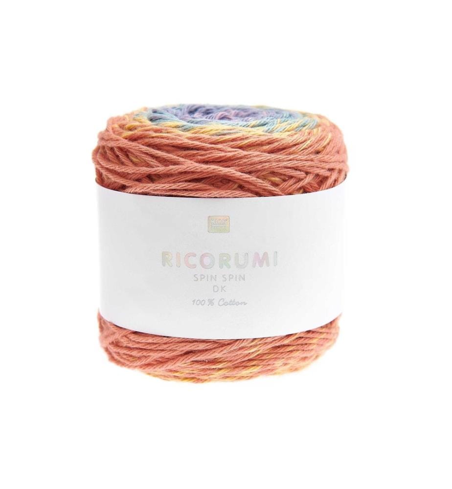 Rico Design Wolle Ricorumi Spin Spin 50 g, Earthy Rainbow