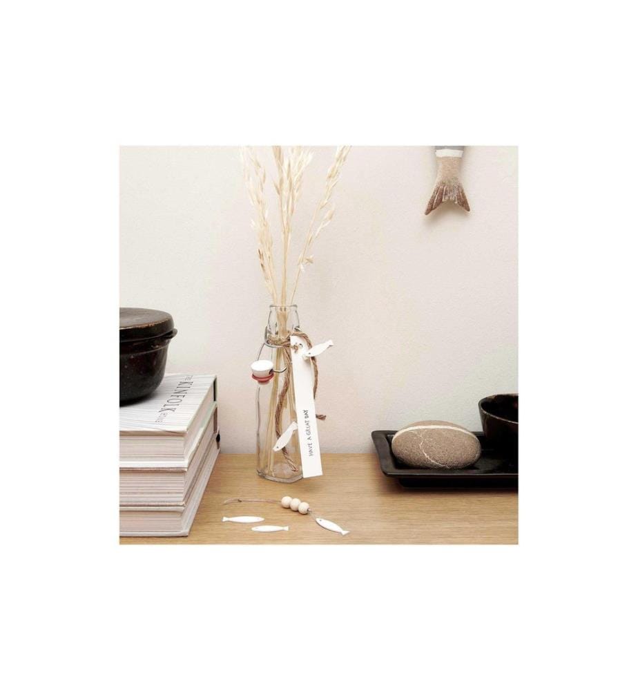 Rico Design Décoration à parsemer poisson blanc 36 pièces