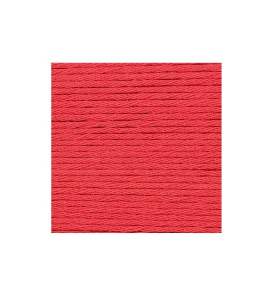 Rico Design Wolle Creative Cotton Aran 50 g, Rot