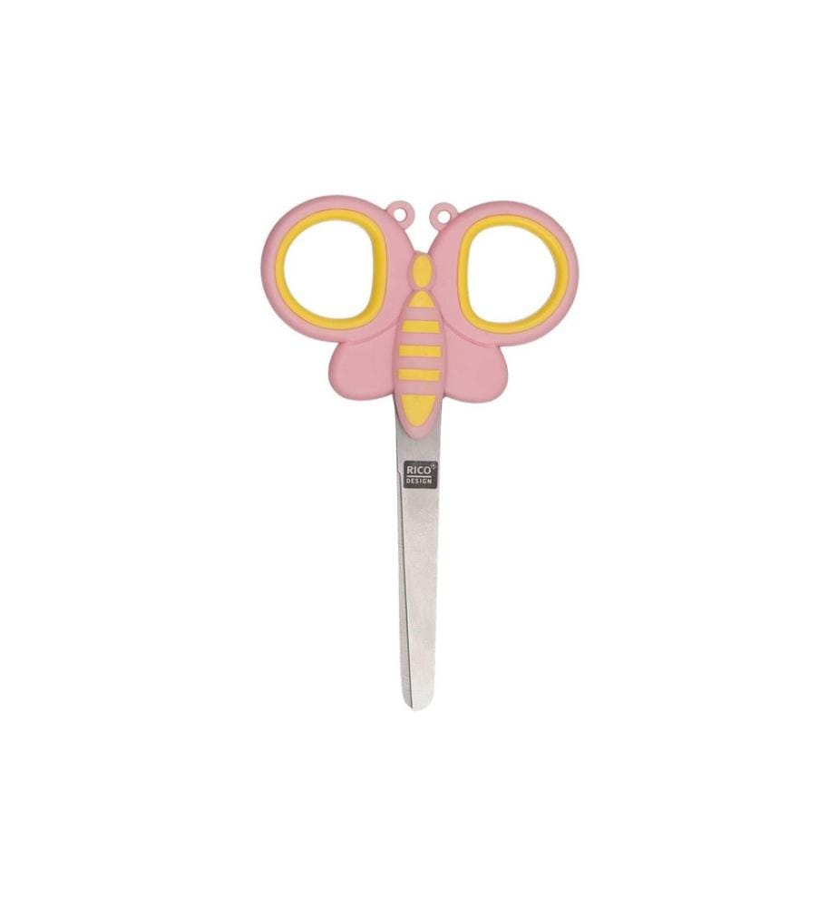 Rico Design Ciseaux pour enfants Papillon 11 cm, Métal, Universel